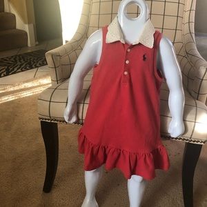 Girl’s Sleeveless polo dress